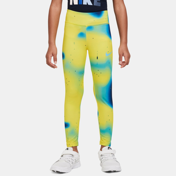 Nike legging Dri Fit jaune et bleu Veepee