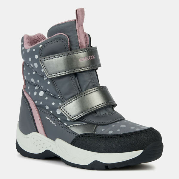 Bottines Sentiero gris et rose marque Geox Veepee