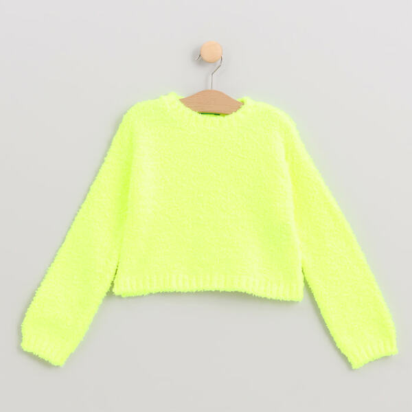 Pull best sale jaune fluo