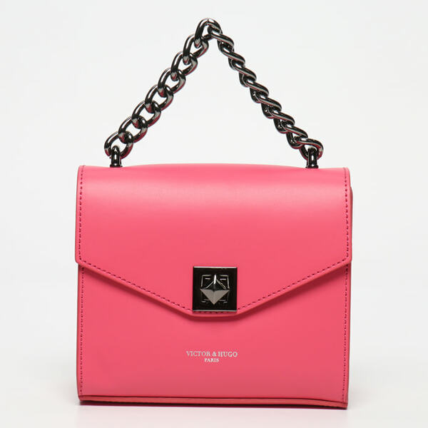 Sac main Thea 100 cuir fuchsia Veepee